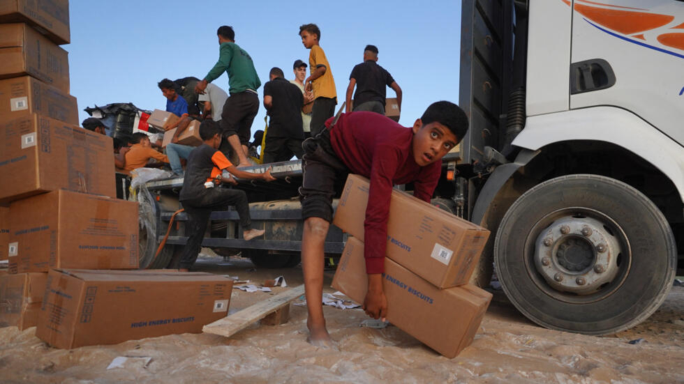 L'aide arrive à Gaza