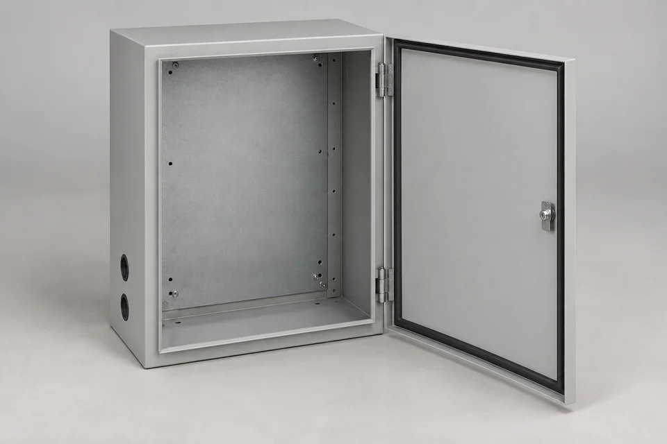 Coffret / enveloppe métallique vide sur mesure