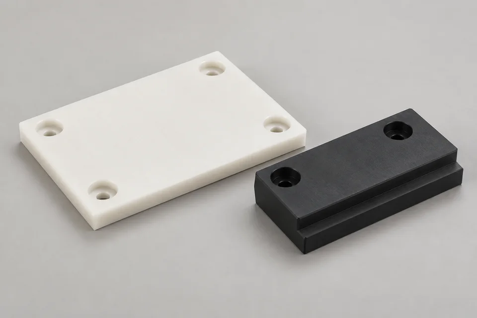 Plaque / patin d’usure PEHD ou PE1000 sur mesure — vue 1