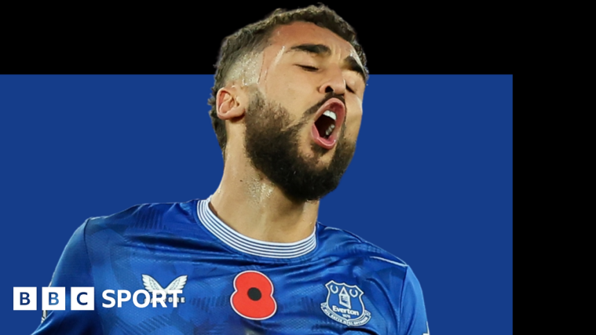 Everton striker Dominic Calvert-Lewin