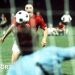 Antonin Panenka playing for Czechoslovakia at Euro 1980