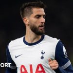 Tottenham player Rodrigo Bentancur