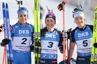 Biathlon, coup de tonnerre pour les
Bleues