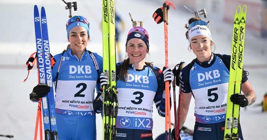 Biathlon, coup de tonnerre pour les
Bleues