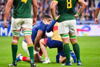 Vidéo. XV de France - Jonathan Danty (centre international de La Rochelle) : "Boire un verre avec Pieter-Steph du Toit dans dix ans ? C'est non"