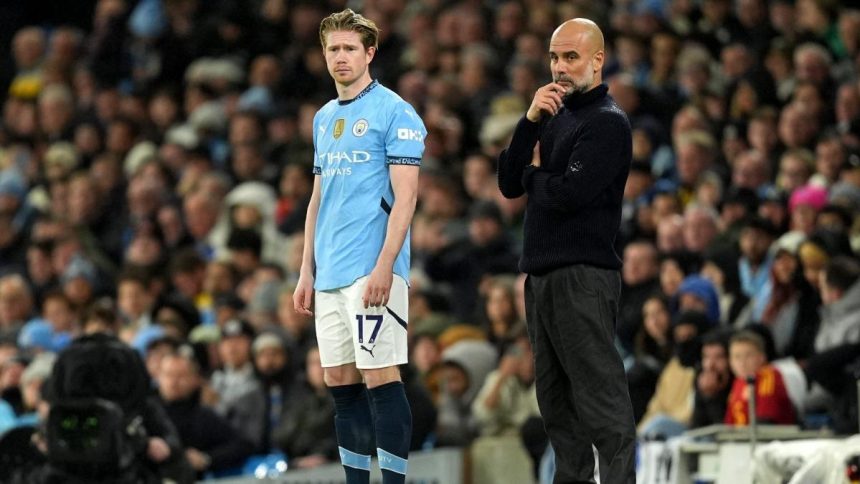 Manchester City : de l’eau dans le gaz entre Pep Guardiola et Kevin de Bruyne ?