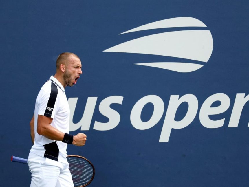 Le succès d’Evans contre Khachanov à l’US Open élu meilleur comeback de 2024 en Grand Chelem par l’ATP