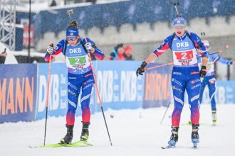 Déception pour les Bleues du
biathlon