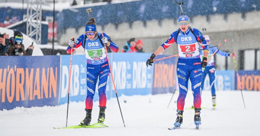 Déception pour les Bleues du
biathlon