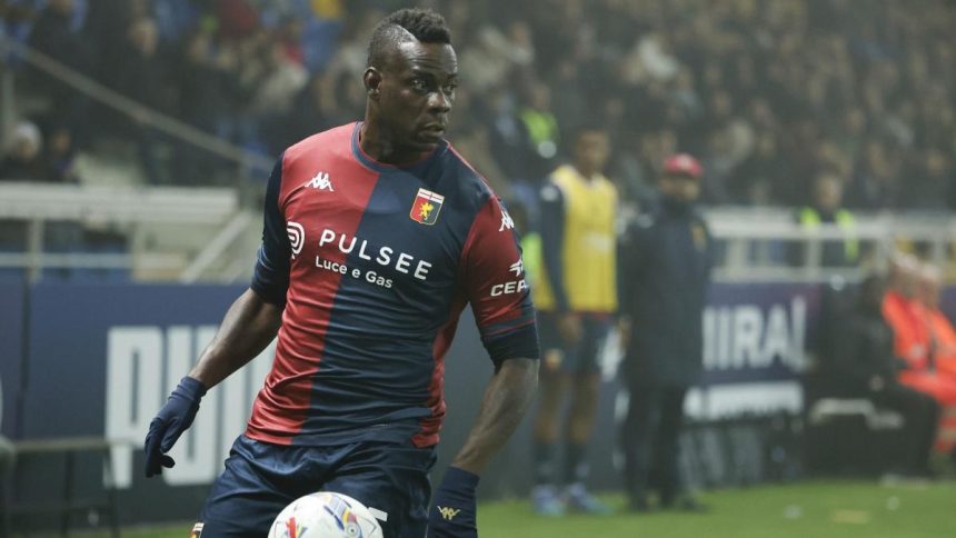 Mario Balotelli pourrait déjà quitter le Genoa !