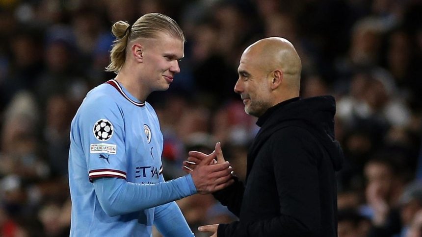 Man City : Pep Guardiola défend Erling Haaland