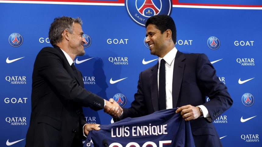 PSG : Nasser Al-Khelaïfi entretient le flou sur la prolongation de Luis Enrique