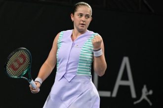 Stats - Ostapenko, joueuse la plus efficace au filet en 2024