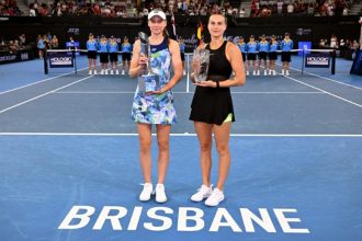 Sabalenka est arrivée à Brisbane !