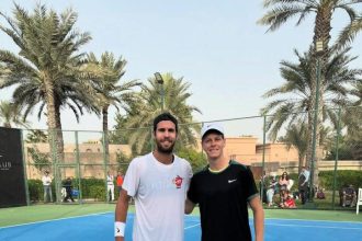 Sinner et Khachanov s’entraînent ensemble à Dubaï