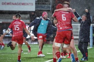 Pro D2 – "On peut faire de grandes choses face à tout le monde dans ce championnat" se satisfait Eoghan Masterson (Aurillac)