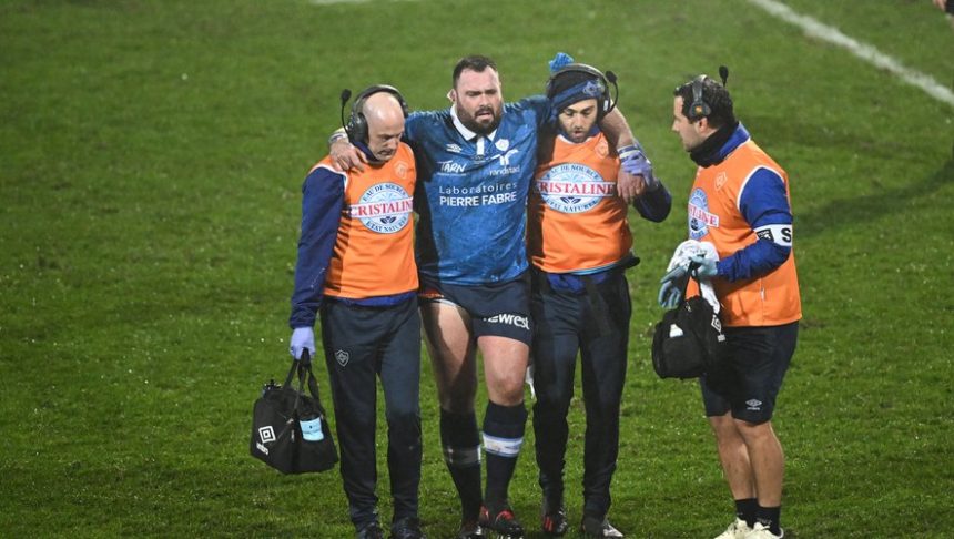 Top 14 - Castres : Will Collier victime d'une lésion à un mollet et absent entre 4 et 5 semaines