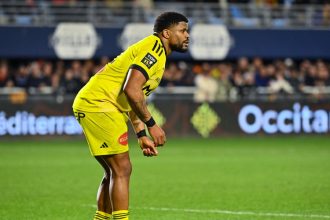 XV de France / Top 14 – Jonathan Danty (La Rochelle), touché au genou, devrait être absent pour le début du Tournoi des 6 Nations