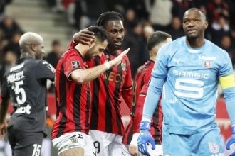 Ligue 1 : l’OGC Nice s’offre le Stade Rennais au terme d’un match spectaculaire