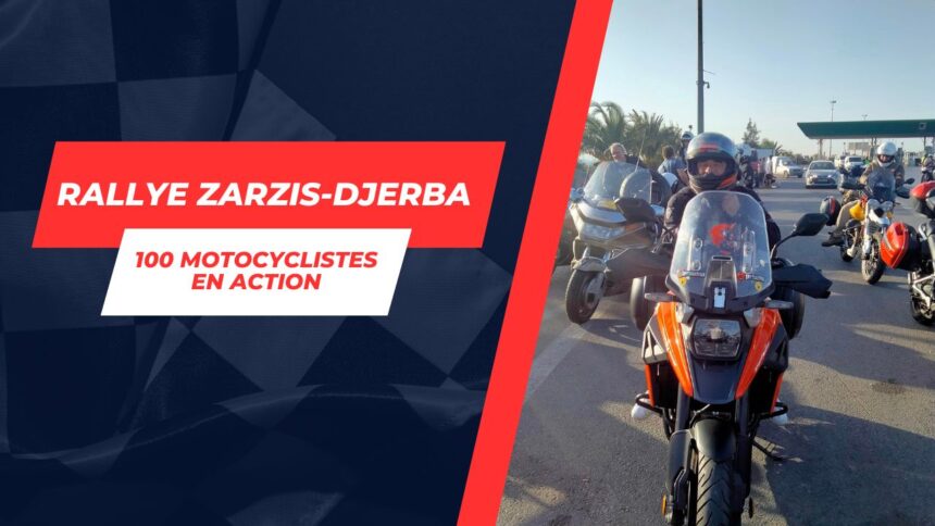 Rallye Zarzis-Djerba 100 motocyclistes dans une course effrénée à travers la Tunisie!