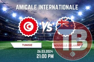 Streaming Nouvelle-Zélande-Tunisie où regarder le match en direct