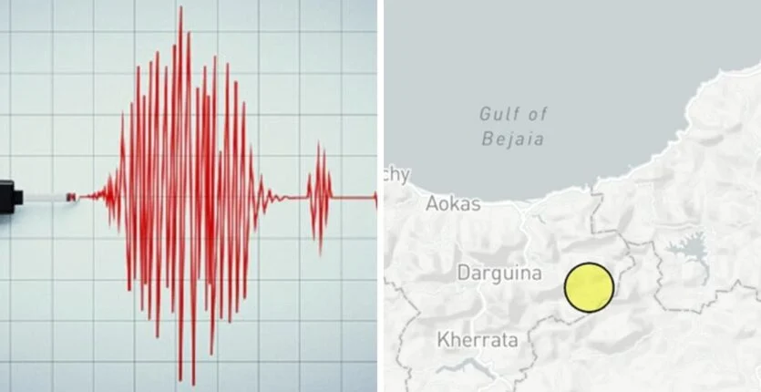 Séisme de Magnitude 3,5 Frappe la Wilaya de Béjaïa