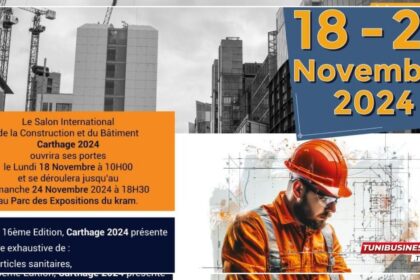 Carthage 2024 Salon International de la Construction du 18 au 24 Novembre