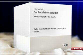 Hyundai Tunisie Obtient le Label de la Meilleure Progression des Ventes en 2024