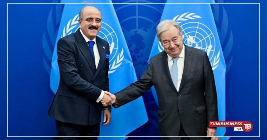 Mohamed Ali Nafti reçu par Antonio Guterres