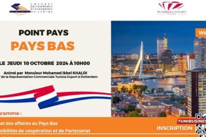 Webinaire Opportunités Économiques aux Pays-Bas pour les Exportateurs Tunisiens