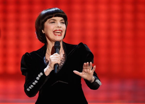 Mireille Mathieu en performance