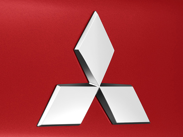 Variation du logo Mitsubishi