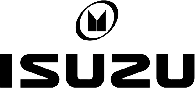 Logo Isuzu (noir) 2560x1440 HD png